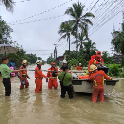 ဇူလိုင် ၁၀ ရက်အတွင်း ဘင်္ဂလားပင်လယ်အော်တွင် မုန်တိုင်းငယ်ဖြစ်နိုင်ပြီး ဧရာဝတီနှင့် ချင်းတွင်းမြစ်ရေ ၅ ပေခန့်အထိ မြင့်တက်လာနိုင်